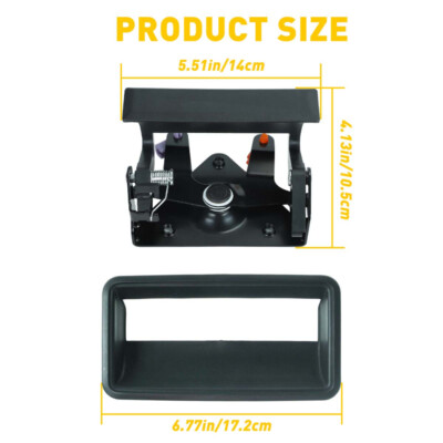 Black Tailgate Handle & Bezel NEW for Chevy GMC CK 1500 2500 3500