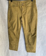 PILCRO Anthropologie Size 27 The Wanderer Golden Brown Cotton Utility Pants