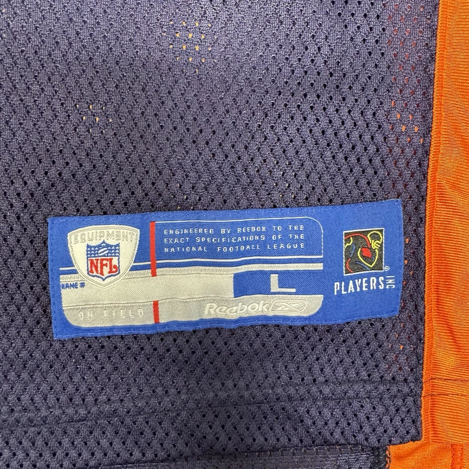 Camiseta de fútbol americano de la NFL Denver Broncos grande azul Dumervil #92 para hombre Foto 4 de 4