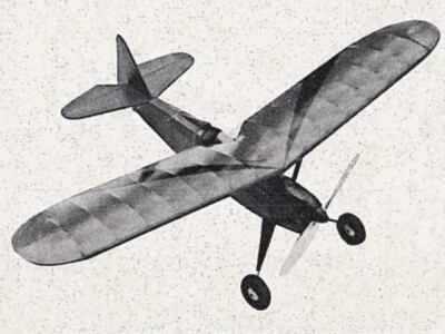 Cavu F/F Gas Parasol 42'' Wingspan RC Model Airplane Printed Plans & Templates