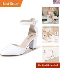 Stylish 3-Inch Chunky Block Heels - Elegant Women  s Pumps for Any Occasion