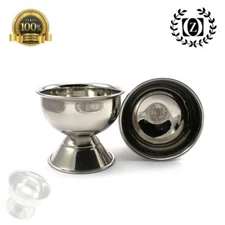 Polished High Grade Stainless Steel Classic Shaving Cup Mug for Men's Shave