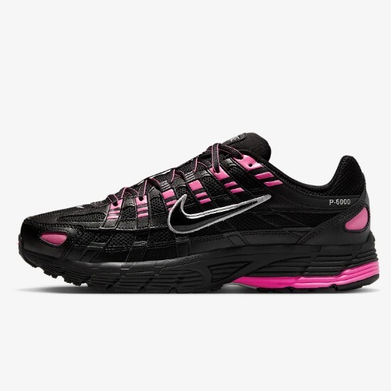 Nike P-6000 Classic Shoes 'Black/Pink Blast' (CD6404-600