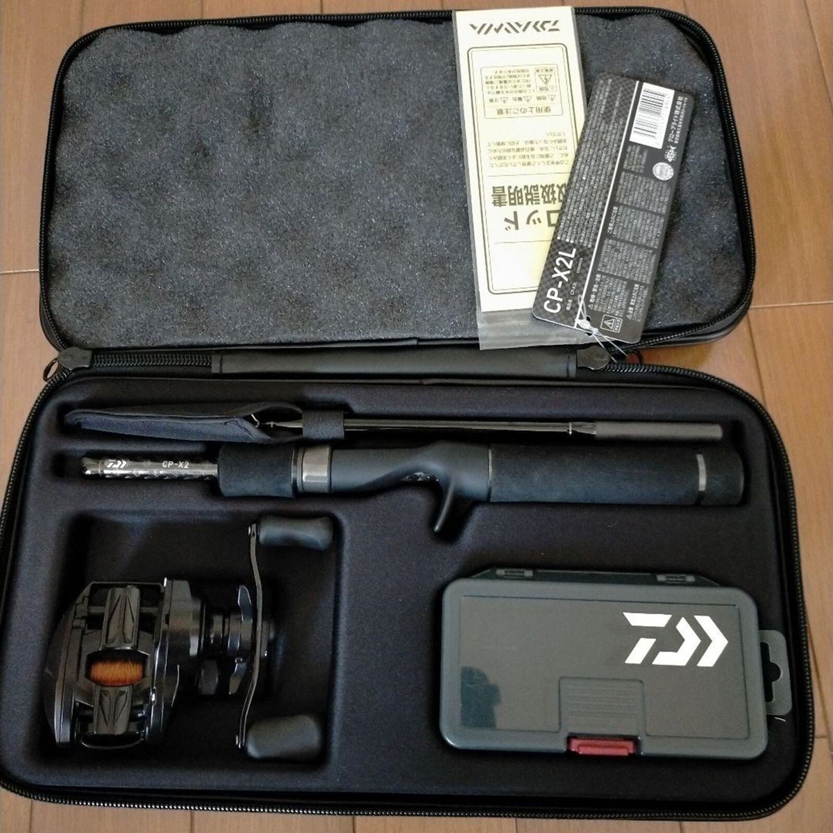 DAIWA Fishing Compact Rod & Bait Reel Combo CP-X2L Left Tackle 