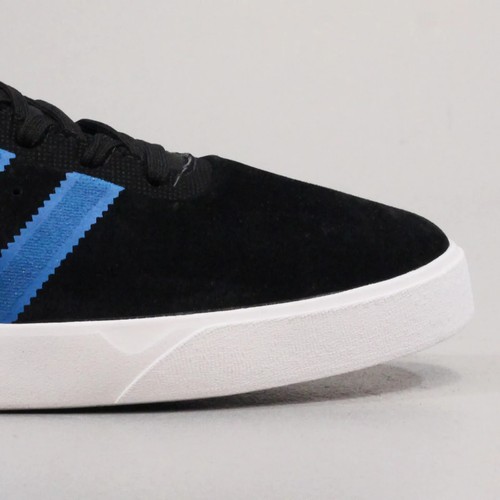 Size UK 9 - Adidas Busenitz ADV Black Blue Gold Trainers Sneakers - Picture 5 of 6