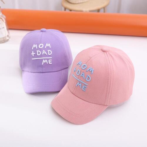 Letter Embroidery Baby Baseball Cap Solid Color Adjustable Toddler Boys Girls Sn - Picture 9 of 33
