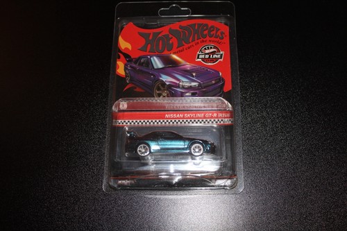Set Of 2 Hot Wheels RLC Red Line Club Exclusive Chameleon Nissan Skyline GTR R34 - Picture 3 of 4