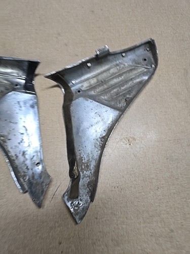 OEM 1955 1956 Mercury Montclair Monterey Dash Pad END TRIM CHROME 55 56 - Picture 16 of 16