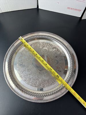 Vintage W.M. Rodgers 162 Silver Plate 15” Ornate Nice Shape! | eBay