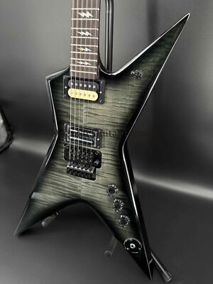 Dimebag Darrell ML Cherry Black Electric Guitar Flame Maple HH Open Pickups