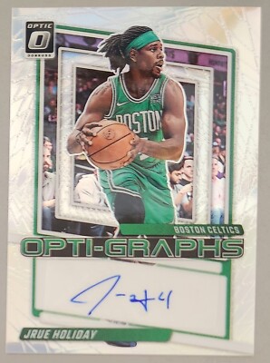 2023-24 Panini Donruss Optic - Opti-Graphs Jrue Holiday #OG-HOL Auto