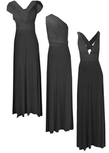 multiway side split skirt maxi dress