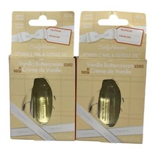 2 Sally Hansen Au Parfum Vanilla Buttercream Scented Vitamin E Nail Cuticle Oil