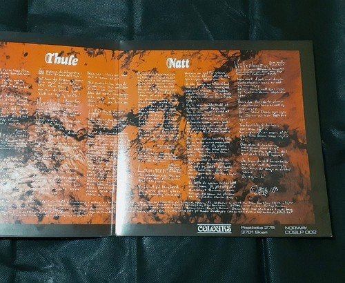 THULE NATT TOP NORWAY PROG 1990 COLORS ORIG LP LANDBERK ANGLAGARD POPOL VUH - Picture 8 of 8