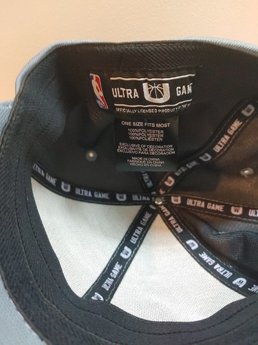 Los Angeles Lakers Ultra Game Hat  One Size Fits All Gray & USA Logo New - Afbeelding 9 van 9