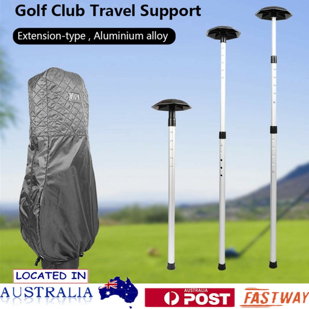 Golf Bag Stiff Arm Rod Support Protector Backbone Protection