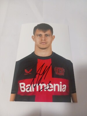 Signiertes Foto Adam Hlozek Bayer Leverkusen NEU (2)