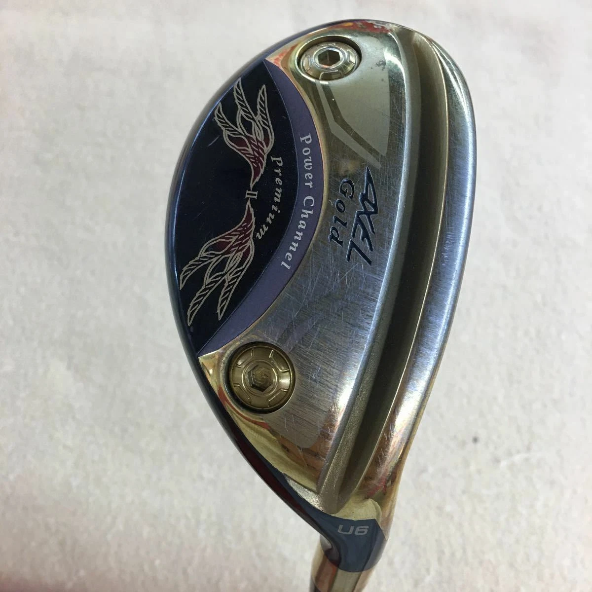 Golf Fairway Wood Tsuruya Golf Axel Gold Premium Air Speeder 23 U6