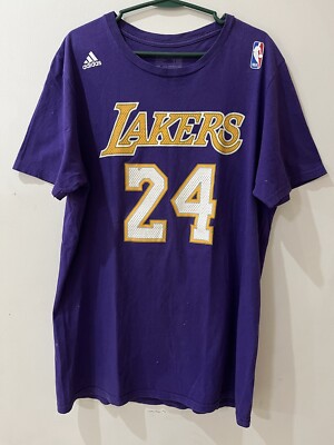 Vintage Los Angeles Lakers Shirt Mens M Purple Kobe Bryant NBA