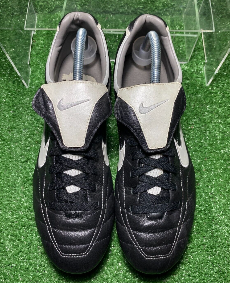 PRO 2006 Nike Tiempo SG Legend II Black White R10 Ronaldinho