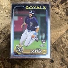 2024 Topps Chrome Base #183 Nick Loftin  - Kansas City Royals B-21