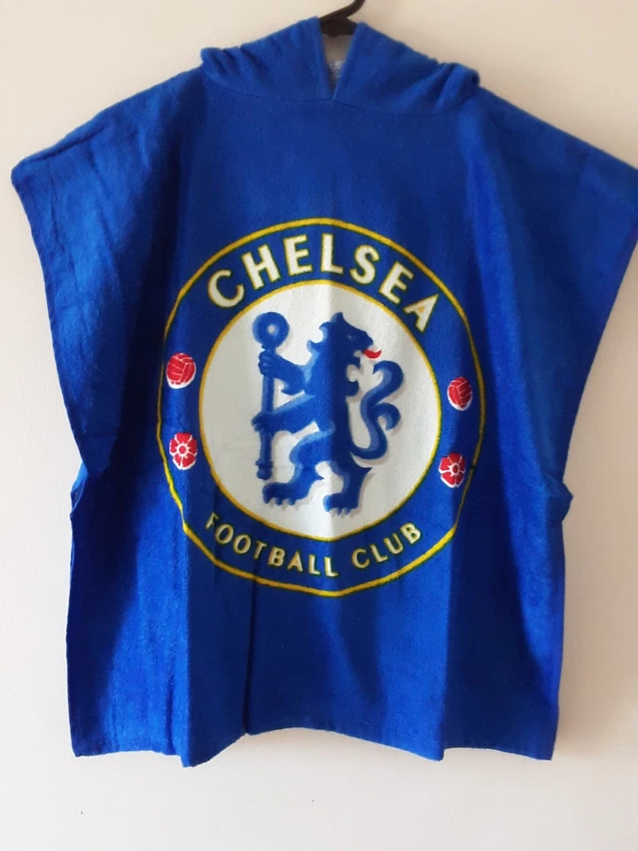 CHELSEA  F.C.   Kids  Football Soccer Hooded Towel  Licensed 60cm x 120cm New - Изображение 3 из 4