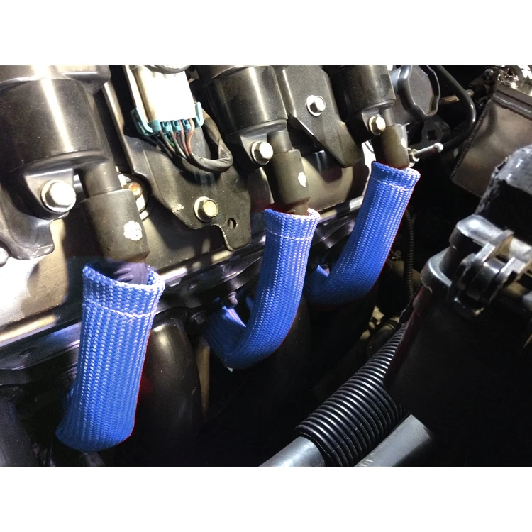 ICE PRO 100 9mm Spark Plug Leads V8 Holden HT-VL Around R/Covers HEI + Sleeves - Image 4 of 4