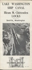 Ephemera Lake Washington Ship Canal Brochure 1959 U S Army Engineer District