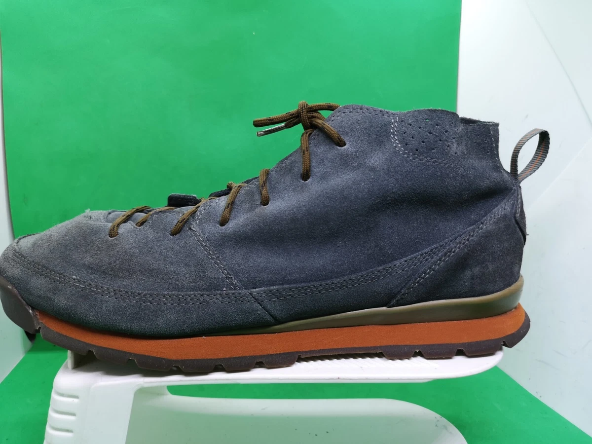The North Face Mens Size 12 Shoes Gray Suede Chukka Outdoor Hiking