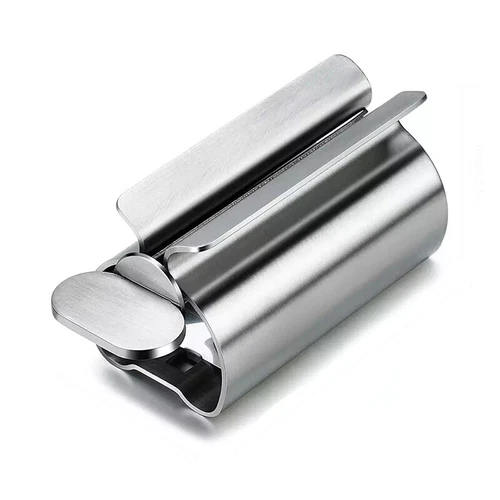 Rolling Toothpaste Tube Squeezer Stainless Steel Easy Dispenser Squeeze Holder - Picture 4 of 24