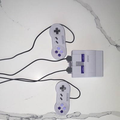 Nintendo SNES Classic Edition Tested & Working   Includes Many Preloaded Games