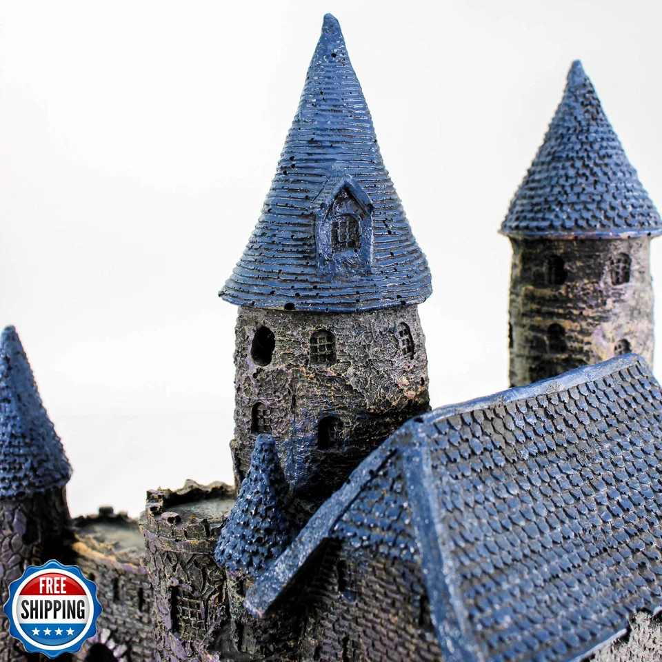 Decoración de acuario Penn-Plax Age-of-Magic Wizard’s Castle - Seguro para Freshwa Foto 2 de 2