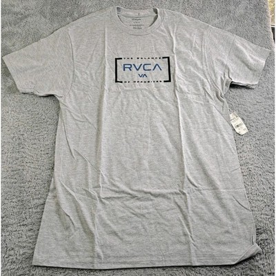RVCA Men's Tee Shirt Size Large Gray NWT