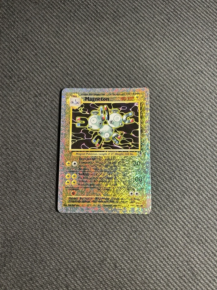 Pokémon TCG Magneton 28/110 Legendary Collection Reverse Holo LP/LP- - Image 3 of 4
