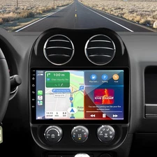 For Jeep Patriot/Compass 32GB Apple CarPlay Android 13 Car Stereo GPS Radio +CAM