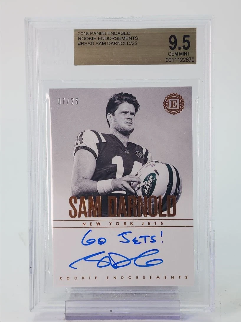 Sam Darnold Panini Illusions Rookie Endorsements #RESD Base