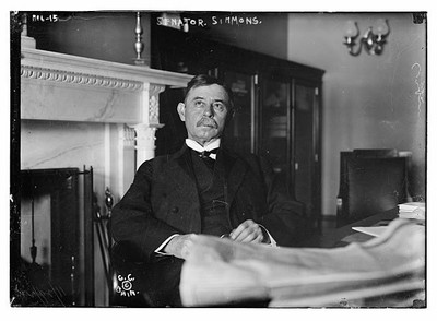 Senator Simmons,Furnifold McLendel Simmons,1854-1940,Senator from North