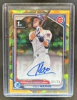 2024 Bowman Draft Sapphire Cole Mathis Chrome Auto Gold 1st Prospect #/50 Cubs