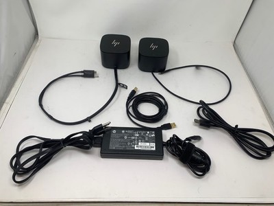Lot (2) HP Thunderbolt Dock G2 HSN-IX01 with (1) 120W Adapter