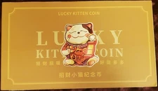 Lucky Kitten Coin - ACTUALLY LUCKY!!!! Lucky Charm Coin, See Pics!!