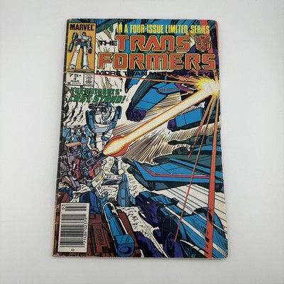 1985 Transformers #4 Marvel Comics Limited Series Action Sci-Fi Autobots