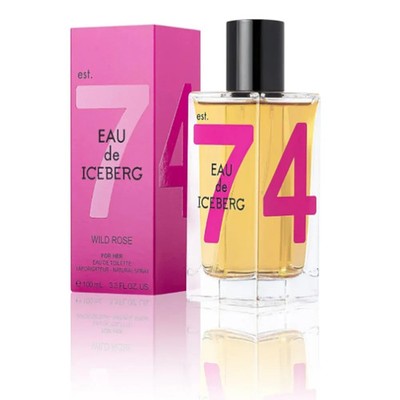 Eau De Iceberg Wild Rose Toilette Pour Femme 100 ML Spray Woman Parfüm