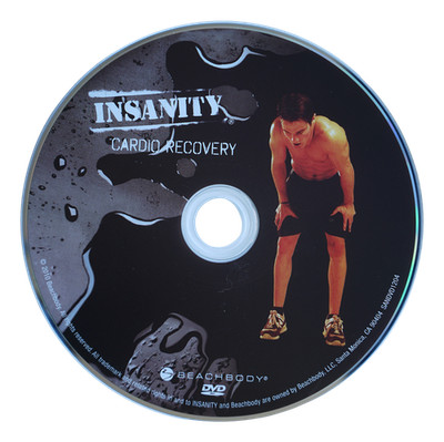INSANITY Cardio Recovery DVD 2010 Beachbody Replacement Disc