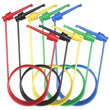 Goupchn Test Hook Clips Silicone Test Leads 5pcs Five Colors Goupchn Test Hook Clips Silicone Test Leads 5pcs Five Colors