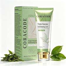 Triple Enzyme Green Tea Exfoliating Aqua Peel Gel Deep Pore Face Exfoliant Gen