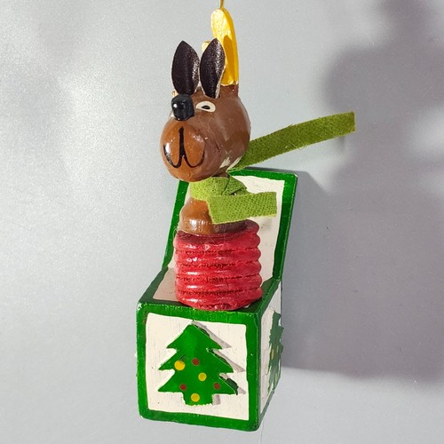 Lote Mixto de 20 Adornos de Navidad de Madera de Colección Moda Antigua Retro Rústica Decoración de Vacaciones - Imagen 12 de 16