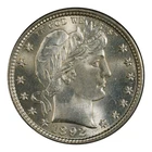1892 Barber Quarter PCGS MS-66