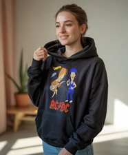 ACDC Beavis and Butthead Rock Hoodie