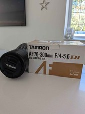 Tamron LD 70-300mm f/4-5.6 Di Lens for Canon EF + Sun Hood