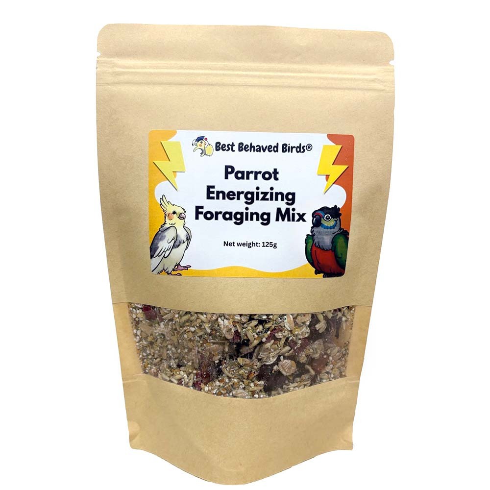Best Behaved Birds Perk Up Energizing Mix Parrot Food 125g